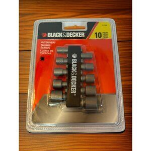 Black & Decker 10-Piece Nutdriver Set 71-080 new